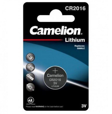 1 stk. Camelion Lithium Batteri CR2016, 3V - HjemTek