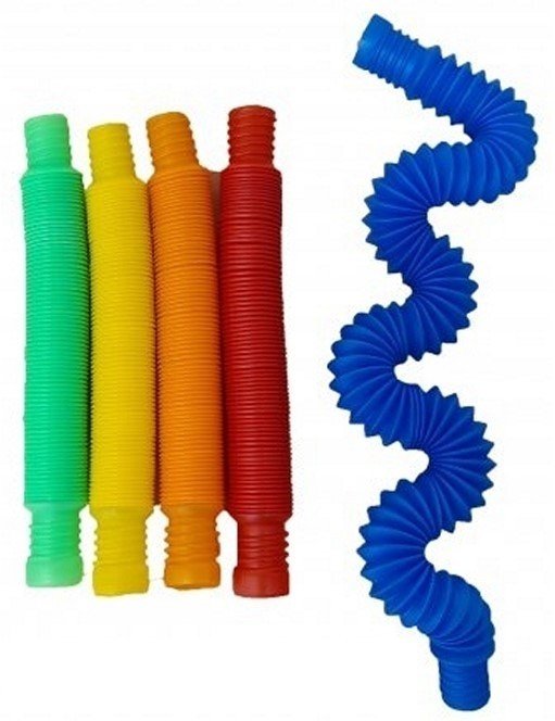 5 stk. Magic Fidget Pop Tube Lille 14 cm - HjemTek