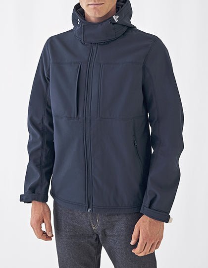 B&C Softshell med hætte - HjemTek