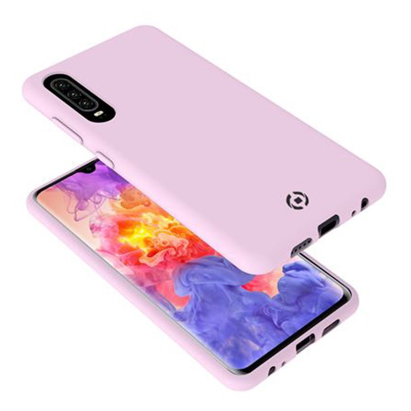 Celly Feeling Huawei P30 Silikone Cover, Lyserød - HjemTek