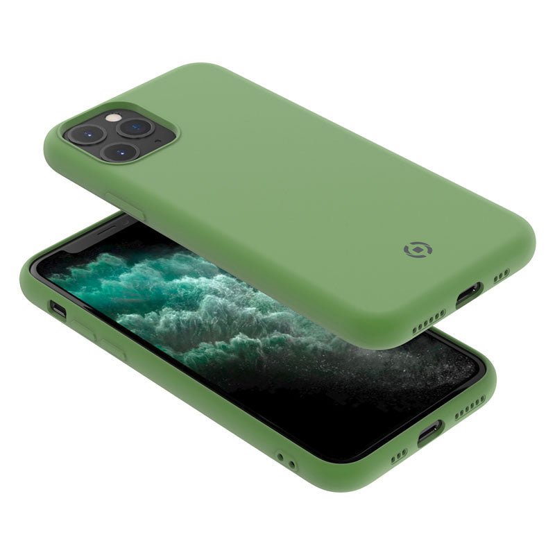 Celly Leaf iPhone 11 Pro TPU Cover, Grøn - HjemTek