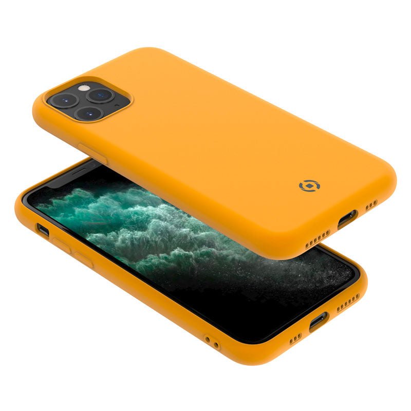 Celly Leaf iPhone 11 Pro TPU Cover, Gul - HjemTek