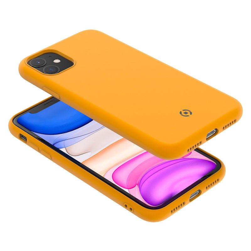 Celly Leaf iPhone 11 TPU Cover, Gul - HjemTek