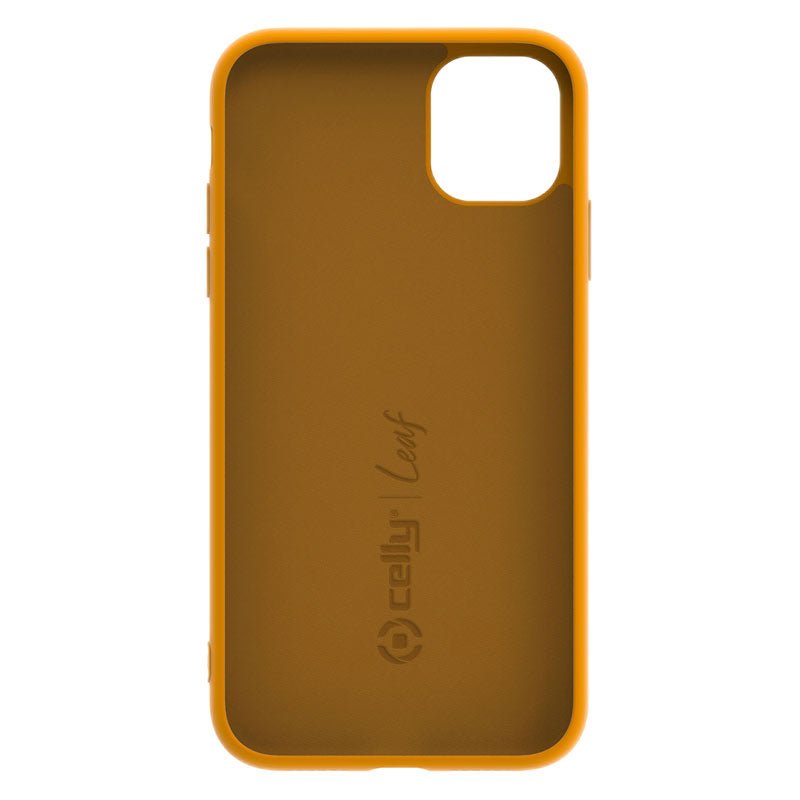 Celly Leaf iPhone 11 TPU Cover, Gul - HjemTek