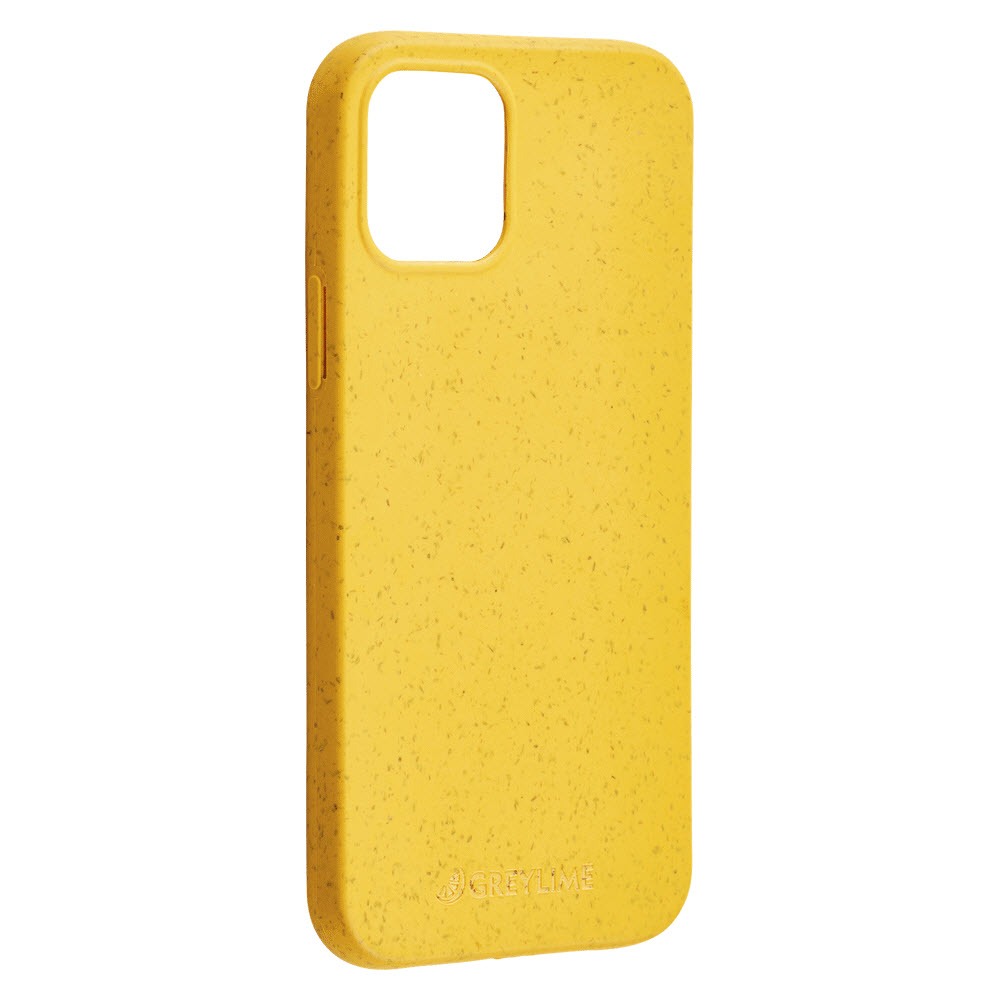 GreyLime iPhone 12/12 Pro Biodegradable Cover, Yellow -  fra GreyLime - nu kun 189 kr. Hos HjemTek 