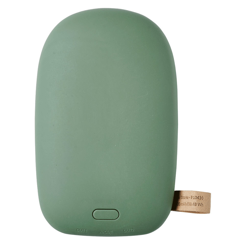 GreyLime Power Stone ll 10400 mAh powerbank USB-C & USB-A, Green -  fra GreyLime - nu kun 419 kr. Hos HjemTek 