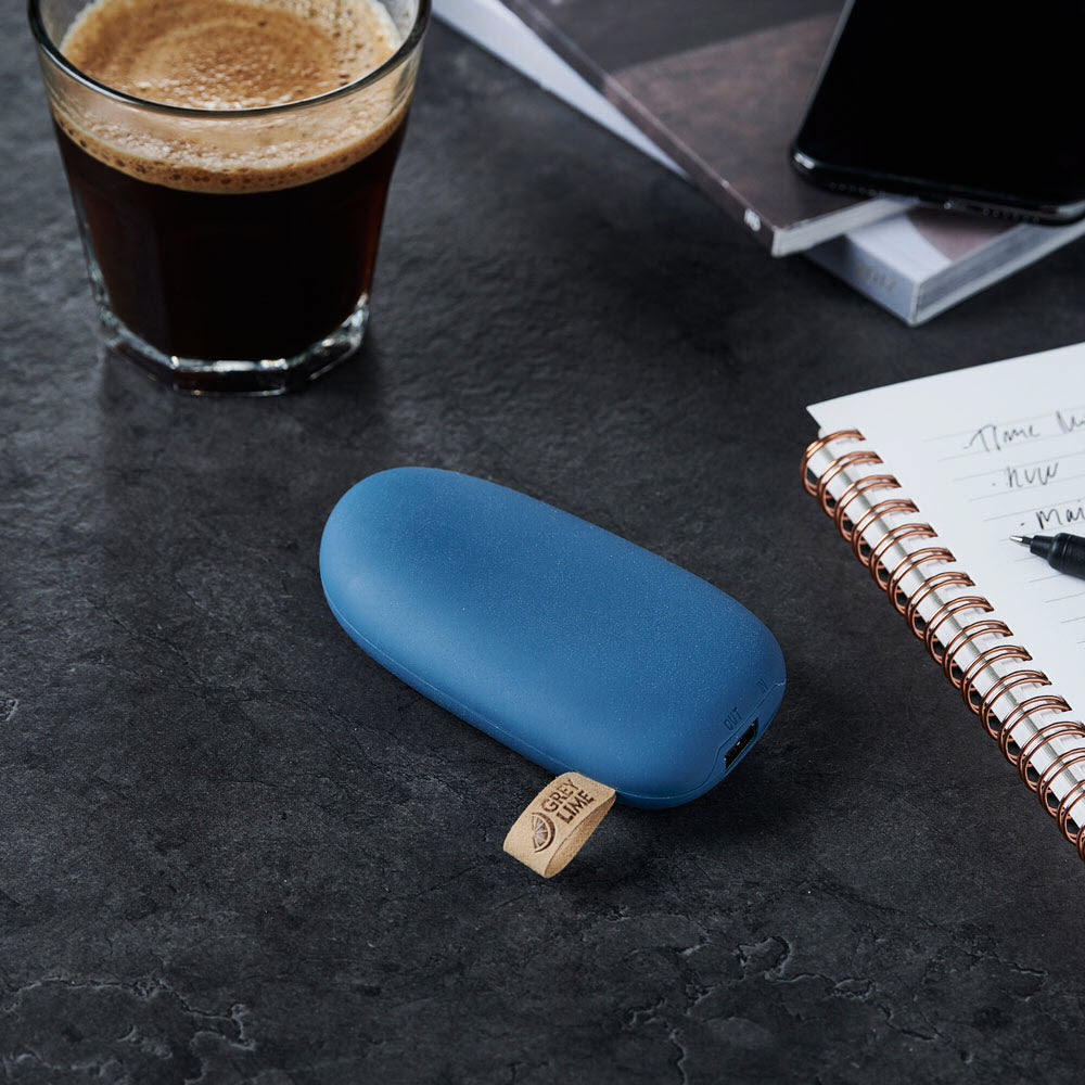 GreyLime Power Stone ll 5200 mAh powerbank, Blue -  fra GreyLime - nu kun 289 kr. Hos HjemTek 