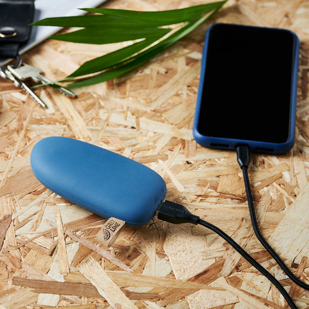 GreyLime Power Stone ll 5200 mAh powerbank, Blue -  fra GreyLime - nu kun 289 kr. Hos HjemTek 