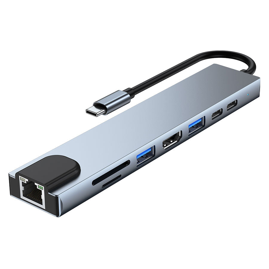 Lippa 8-in-1 87W USB-C PD 4K HDMI & Ethernet Hub -  fra Lippa - nu kun 419 kr. Hos HjemTek 